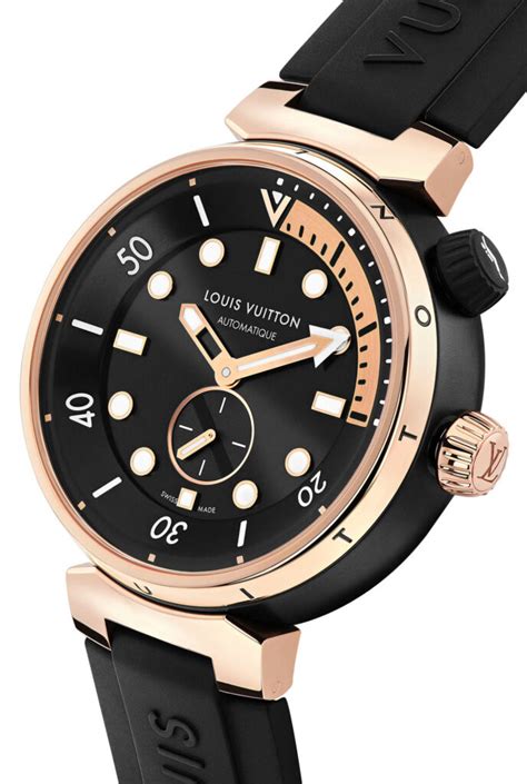 louis vuitton tambour diver watch.